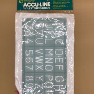Accu-Line 3/4” Lettering Guide